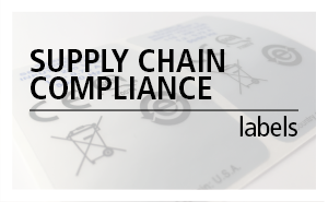 Supply Chain Compliance Labels TLP, Tailored Label Products Supply Chain Compliance Labels