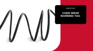 Cord Wrap Warning Tag, Warning Tag
